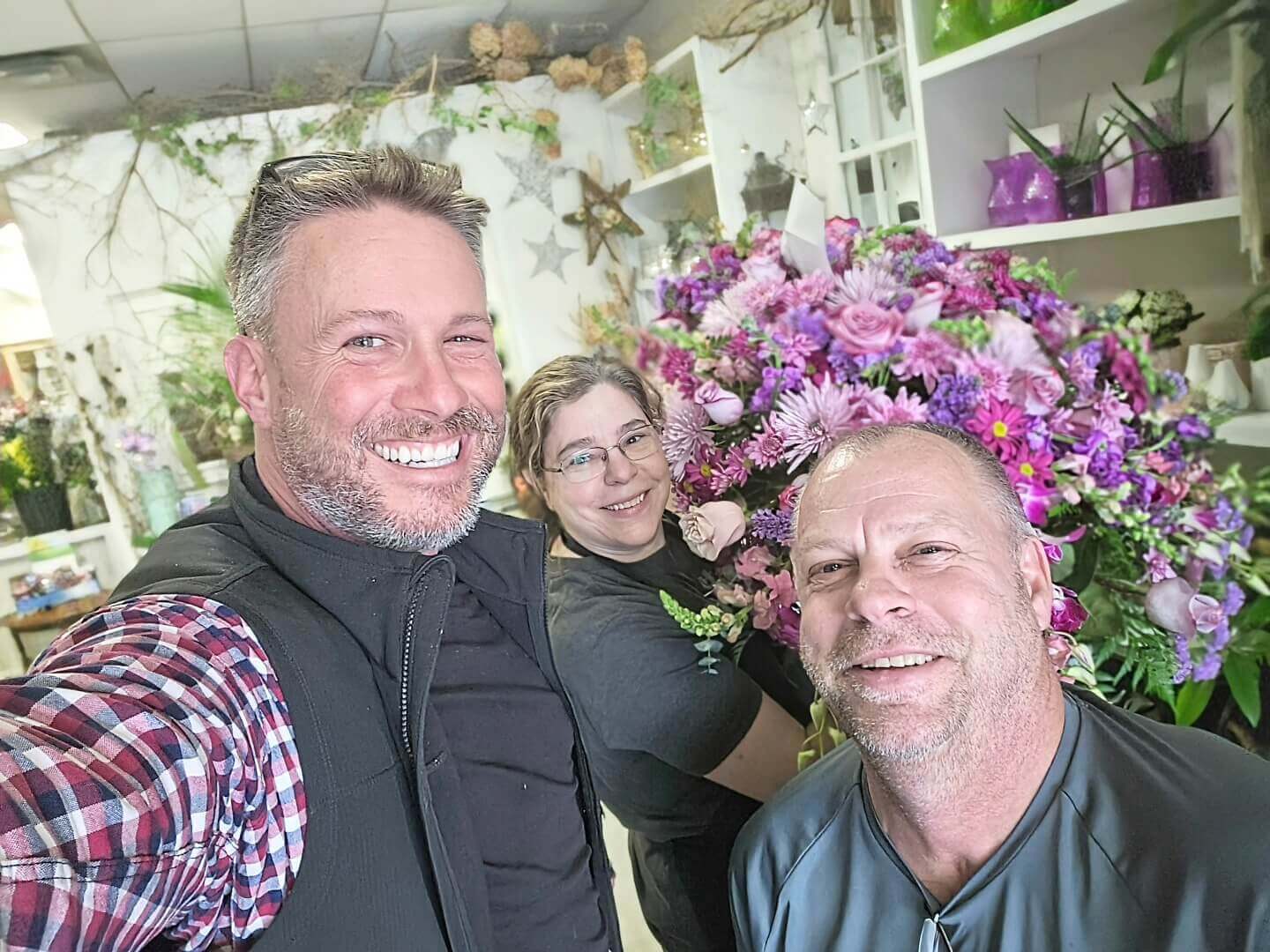 Gopher It visiting a local Ottawa flower shop